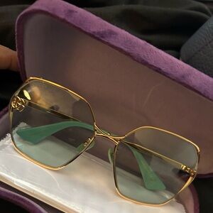 Gucci mint Green Gucci sunglasses